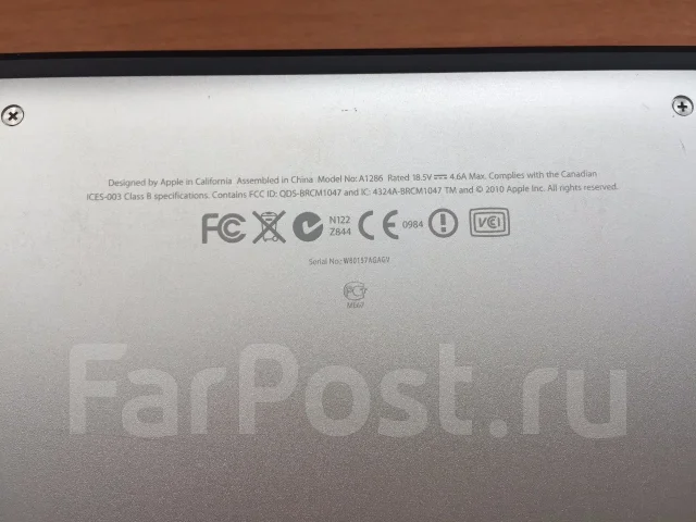 Apple MacBook Pro 15 2010 Mid. 15.4", 2,5����, ��� 4 ��, ���� 500���, WiFi: 1, ����������� �� 8��. ����
