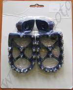 Подножки фрезерованные с шипами TRS793 Синий YZ85(02-16). YZ125/250 (99-16). YZ250F-450F (99-16). YZ