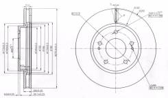Диск тормозной. Mitsubishi Diamante, F34A, F46A, F36A, F31AK, F41A, F31A