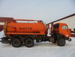 Камаз 53215. Автомобиль Камаз-53215 МВИ-10 (Вакуумная машина), 10 850 куб. см.
