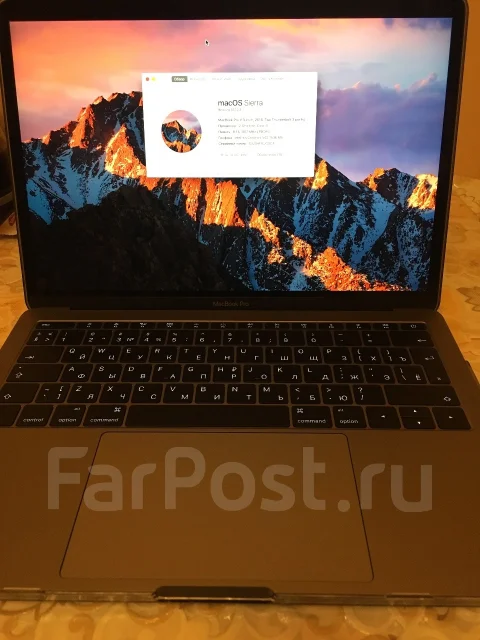 Apple MacBook Pro 13 2016 Late MLUQ2 with Retina display. 13.3", 2����, ��� 8 ��, ���� 256���, WiFi: 1, Bluetooth: 1 ����