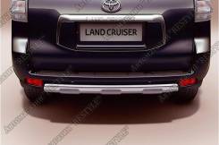 Накладка на бампер. Toyota Land Cruiser Prado, GDJ150L, GRJ151, GDJ150W, GRJ150, GRJ150L, GDJ151W, TRJ150, KDJ150L, GRJ150W, GRJ151W, TRJ150W. Под зак...