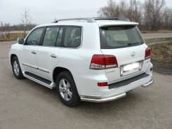 Кенгурятники, силовые бампера. Lexus LX570, URJ201 Двигатель 3URFE