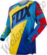 Мотоджерси детская Детская: S Желтый с синим Fox 180 Vandal Kids Jersey 11452-586-S