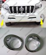 Накладка на фару. Toyota Land Cruiser Prado, GDJ150L, GRJ151, GDJ150W, GRJ150, GRJ150L, GDJ151W, TRJ150, KDJ150L, GRJ150W, GRJ151W, TRJ150W. Под заказ