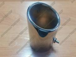 Насадка на глушитель. Toyota Land Cruiser Prado, GDJ150L, GRJ151, GDJ150W, GRJ150, GDJ151W, GRJ150L, TRJ150, KDJ150L, GRJ150W, GRJ151W, TRJ150W. Под з...