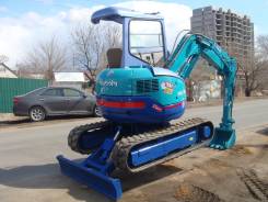 Kubota. Японский экскаватор стрела робот с гидролинией весом 3т, 1 500 куб. см., 0,12 куб. м.