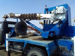 ЗИЛ 130. Бурильно-крановая машина на базе зил 130, 3 000 кг.