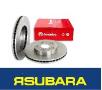 Диск тормозной. Subaru Legacy, BE5, BE9, BEE, BH5, BL5, BL9, BLE, BP5, BP9, BPE, BPH Subaru Impreza, GDA, GGA Двигатели: EJ206, EJ208, EJ20X, EJ20Y, E...