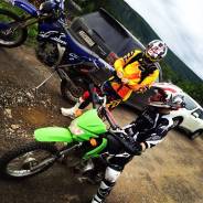 Kawasaki KLX 110. 110 куб. см., исправен, без птс, с пробегом