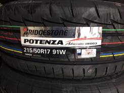 Bridgestone Potenza RE003 Adrenalin. Летние, 2016 год, без износа, 4 шт