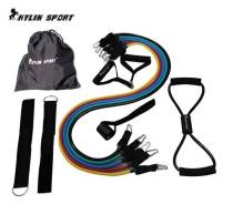 Резиновый эспандер Kylin Sport с пятью жгутами, нагрузка до 70 кг