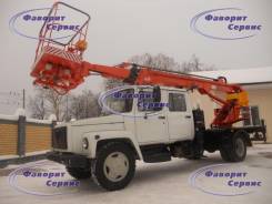 ГАЗ 3309. Новая автовышка ГАЗ-3309 ВС-18, сдвоенная кабина (Новая), 18 м.
