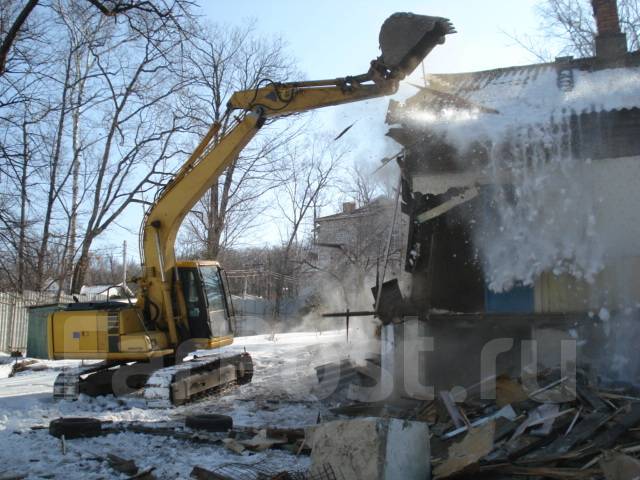 Демонтаж строений, Снос, слом домов, фундаментов и вывоз мусора во ...