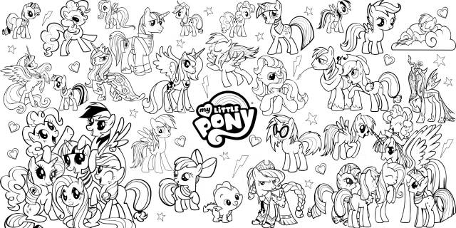 Книги и раскраски My Little Pony