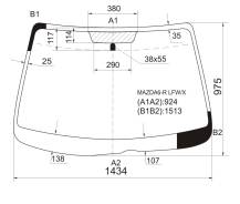 Стекло лобовое. Mazda Atenza Sport, GY3W, GYEW Mazda Atenza, GGES, GG3S, GG3P, GGEP