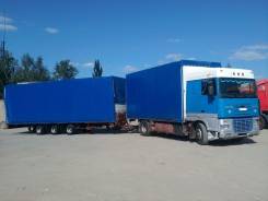 DAF XF 95. Продам грузовик DAF 95XF 115m3 с прицепом, 12 580 куб. см., 9 000 кг.