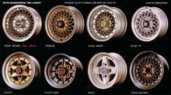 RAYS VOLK RACING. 7.5/6.5x14, 4x114.30, ET10/15, ЦО 73,1 мм.