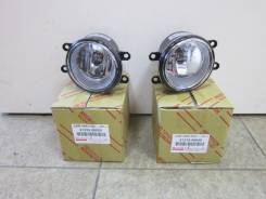 Фара противотуманная. Toyota: Corolla, Corolla Verso, Yaris, Corolla Rumion, RAV4, Noah, Land Cruiser Prado, Vitz, XA, Ractis, Wish, Highlander, Sai...