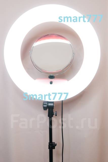 Кольцевая LED лампа CM1708M для визажиста, бровиста, косметолога