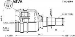Шрус внутр.ТУ (LH / RH) ET196 / AT19# / AT21#, Type B AE100 / 110 / EE11#, NZE121, 4WD NCP15 / 25 43403-12040