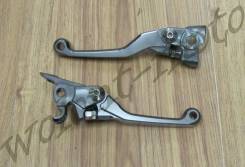 КОМПЛЕКТ РЫЧАГОВ СЦЕПЛЕНИЯ И ТОРМОЗА (откидные) 41-3281/42-3283 Темно серый KTM 250SX-F/EXC-R (07-11