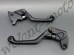 КОМПЛЕКТ РЫЧАГОВ СЦЕПЛЕНИЯ И ТОРМОЗА (откидные) Черный Yamaha Serow 225/250 (86-10), TTR