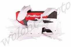 КОМПЛЕКТ ПЛАСТИКА Polisport 90561 Белый HONDA CRF250R 2014-16/CRF450R 2013-16