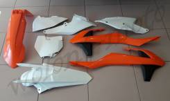 Комплект пластика Polisport KTM SX/SX-F/XC-F 2016 ОРАНЖЕВЫЙ с белым 90679