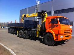 Камаз 43118 Сайгак. Кран-Манипулятор Soosan 746 на тягач Камаз 43118 аналог 53504, 7 000 куб. см., 15 000 кг., 20 м.