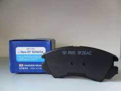 Тормозные колодки, Передние (58101-2CA30) на Hyundai Tuscani (2001-2009) / SP1202 / SANGSIN
