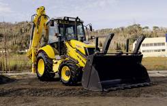 New Holland B90B. Экскаватор-погрузчик LR, 100 куб. см., 0,22 куб. м.