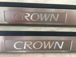 Накладка на порог. Toyota Crown, GRS180, GRS181, GRS182, GRS183, GRS184 Двигатели: 4GRFSE, 3GRFSE, 3GRFE, 2GRFSE