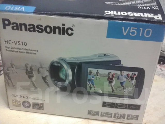 Panasonic HC-V510. 10 - 14.9 ��, ��� ��������� ����