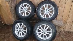 Комплект колёс Nitro N2O Y9100 + Bridgestone Ice Cruiser 5000 шипы. 6.5x16 5x114.30 ET40 ЦО 66,1 мм.