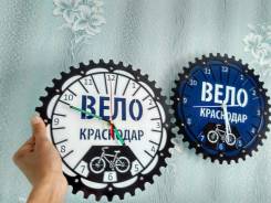 Велосипедные часы из металла. Экслюзив.