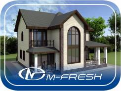 M-fresh Fazenda (Проект дома для яркой жизни за городом! ). 200-300 кв. м., 2 этажа, 5 комнат, бетон