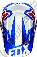 Козырек к шлему Fox M/L Синий Fox V1 Race Helmet Visor 15855-002-M/L