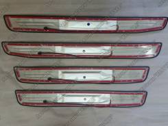 Накладка на порог. Toyota Wish, ZGE20G, ZGE20W, ZGE22W, ZGE21G, ZGE25, ZGE25G, ZGE20, ZGE21, ZGE22