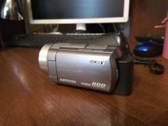 Sony DCR-SR220E. с объективом