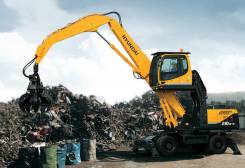 Hyundai R210W-9 MH, 2017. Грейфер перегружатель Hyundai R210W-9 MH колесный c подъемной кабиной
