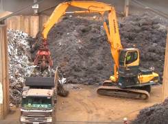 Hyundai R380LC-9 MH. Перегружатель Hyundai R380LC-9 MH гусеничный c подъемной кабиной