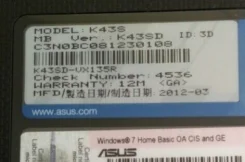 Asus K43SD. 14", WiFi, Bluetooth ����