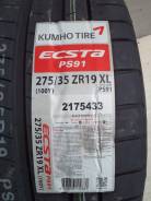 Kumho Ecsta PS91. Летние, 2017 год, без износа, 2 шт