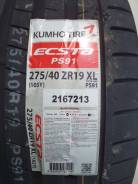 Kumho Ecsta PS91. Летние, 2017 год, без износа, 2 шт