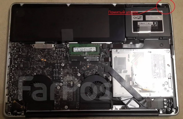 Apple MacBook Pro 15 2011 Early. 15.4", 2����, ��� 4 ��, ���� 120���, WiFi: 1, Bluetooth: 1, ����������� �� 6��. ��� ����� �� ������������ ����