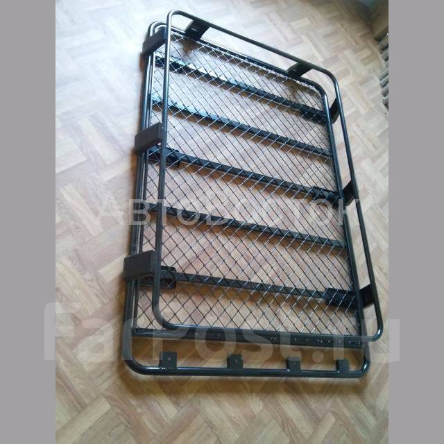 Багажник алюминиевый, черный, экспедиционный на крышу с сеткой 160*120 ...