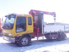 Isuzu Forward. Кран-борт , 5т, 7 100 куб. см., 5 000 кг.
