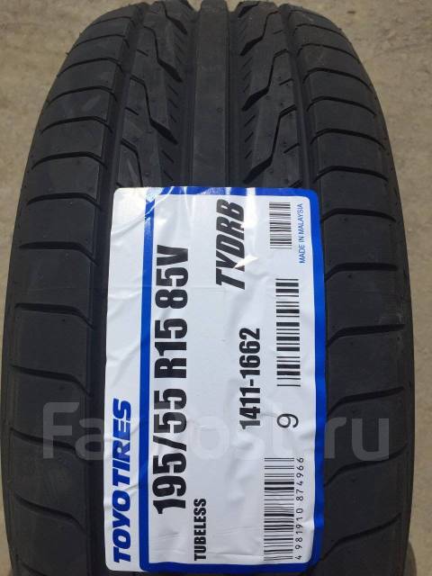 Toyo DRB, 195/55 R15, 15", 2 шт, в наличии, 195 мм, 55 %, радиальный ...