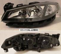 Фара. Renault Laguna Двигатели: F9Q, M9R, F4P, G9T, F5R, F4R, K4M, L7X